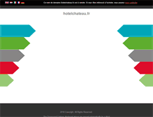 Tablet Screenshot of hotelchateau.fr